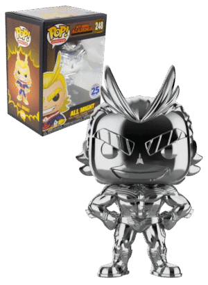 All might chrome 248-Photoroom FUNKO POP 248 My Hero Academia - All Might (Silver Chrome) (Exclusive)