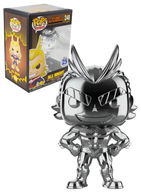FUNKO POP 248 My Hero Academia - All Might (Silver Chrome) (Exclusive)