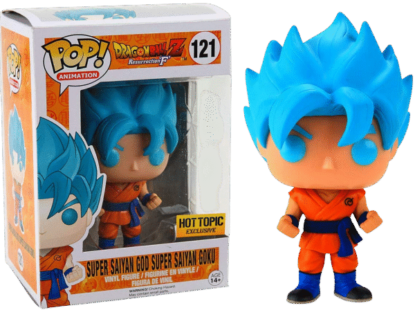 FUNKO POP 121 Dragon Ball - Goku (Super Saiyan God Super Saiyan)