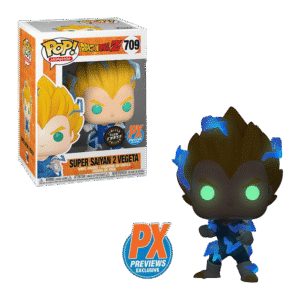 FUNKO POP 709 Super Saiyan 2 Vegeta GITD Chase (PX Exclusive)