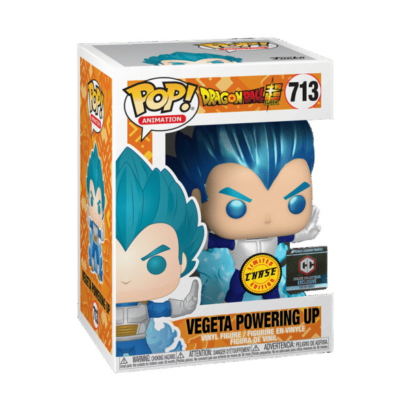 FUNKO POP 713 Dragon Ball Z - Vegeta Powering up (Metallic) (Chase)