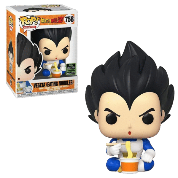 FUNKO POP 758 Vegeta Eating Noodles 2020 Spring Convention Exclusive