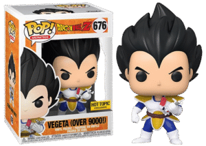 FUNKO POP 676 Vegeta (Over 9000!) (Hot Topic)