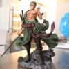 Roronoa Zoro and Dracule Mihawk Figure!