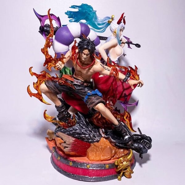 Yamato and Portgas D. Ace Figure