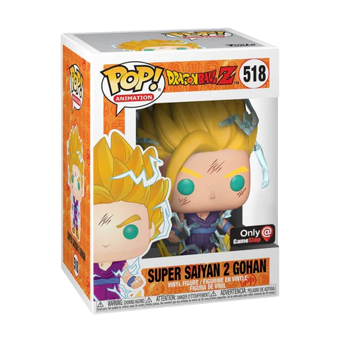 FUNKO POP 518 Dragonball Z: Super Saiyan 2 Gohan Gamestop Exclusive
