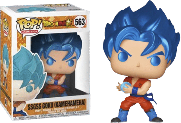 FUNKO POP 563  Dragon Ball Super - SSGSS Goku (Kamehameha)