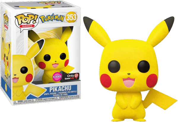 FUNKO POP 353 Pokemon - Pikachu Flocked