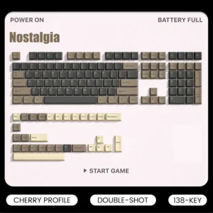 11_9bda06ea-f03f-45a5-ac3f-3f7d6650f228 Womier Nostalgia Cherry Profile Double Shot PBT Keycap SetRetro Light/Leather