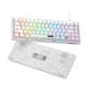 Womier M68 HE 65% Topographic Wired Gaming Keyboard White