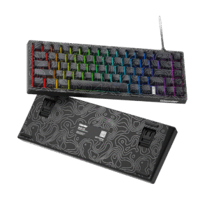 Womier M68 HE 65% Topographic Wired Gaming Keyboard Black