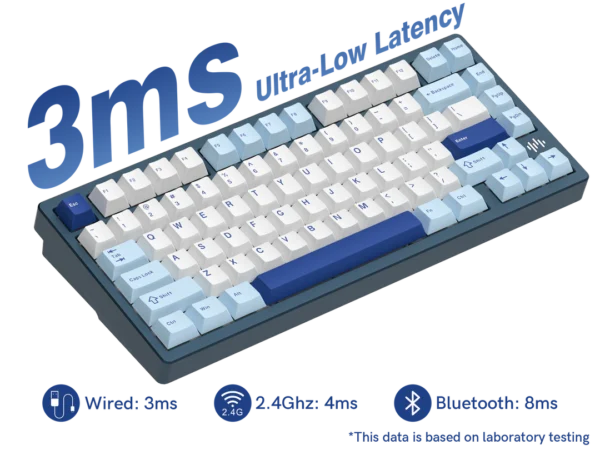 Womier RD75 Wireless Aluminum Keyboard Black