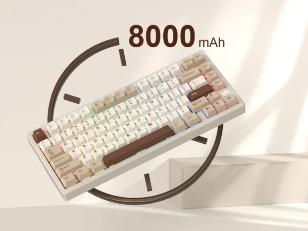 Womier RD75 Wireless Aluminum Keyboard Black