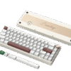 Womier SK65 65% Wireless Aluminum Keyboard Beige