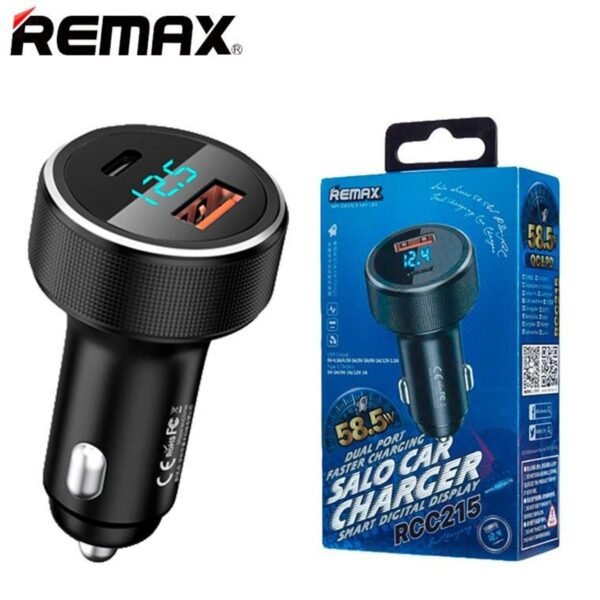 Remax RCC215 58.5W Dual Port Car Charger