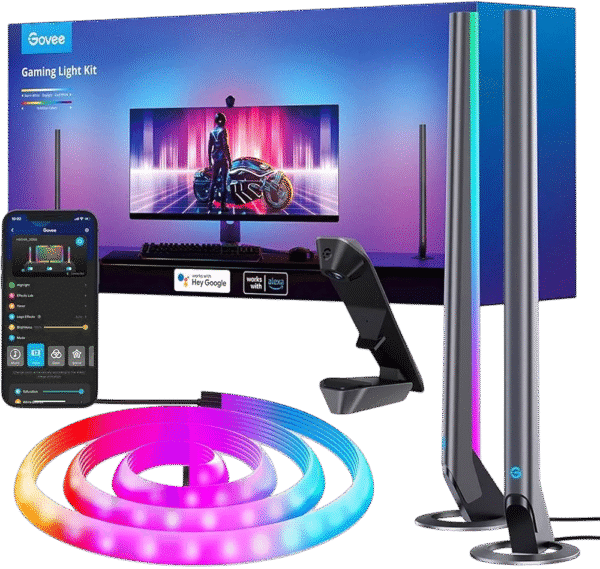Govee G1 Pro Gaming Kit | RGB Strip + 2x Light Bars