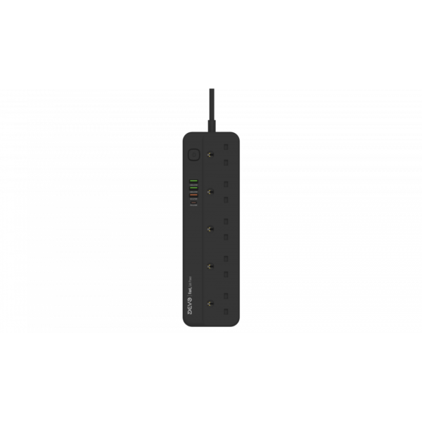 Devo Volt - DV02 5-Outlet Power Surge Protector - 4M