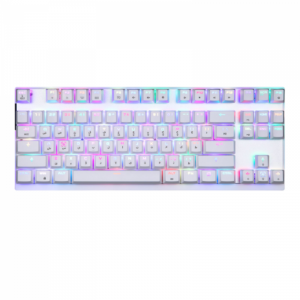 Devo Gaming Keyboard - ST80 White - Red Switch