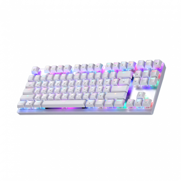 Devo Gaming Keyboard - ST80 White - Red Switch