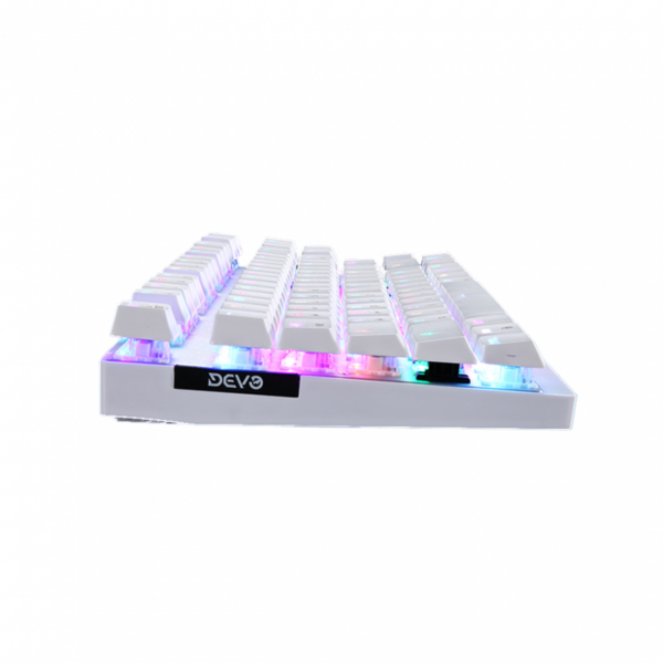 Devo Gaming Keyboard - ST80 White - Red Switch