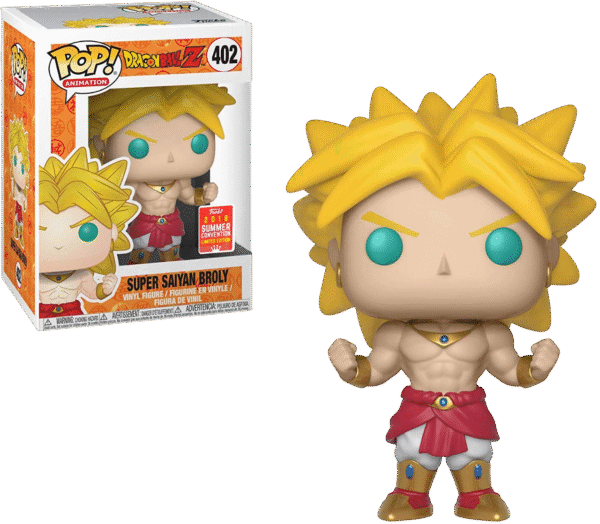 FUNKO POP 402 Dragon Ball Z - Super Saiyan Broly 2018 SDCC Limited Edition