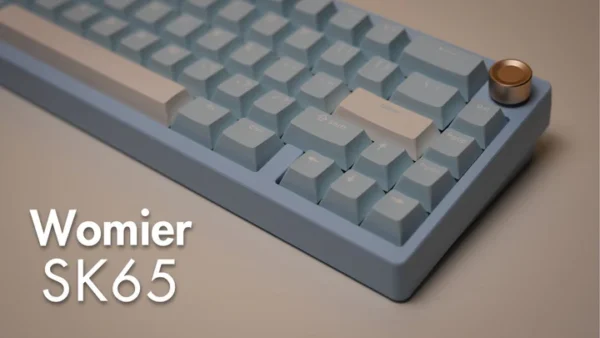 Womier SK65 65% Wireless Aluminum Keyboard Silver