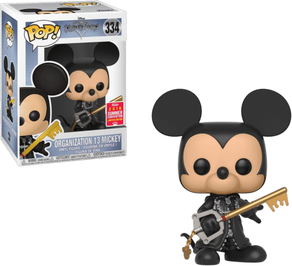 FUNKO POP 334 Kingdom Hearts - Organization 13 Mickey Summer Convention Exclusive