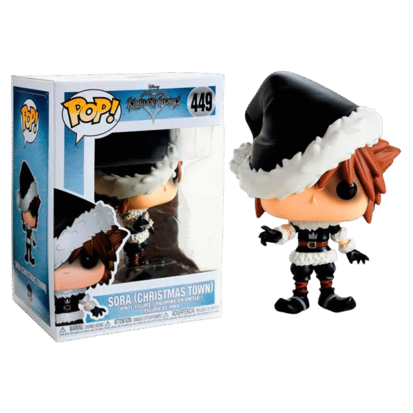 FUNKO POP 449 Kingdom Hearts - Sora (Christmas Town) - Hot Topic (Exclusive)