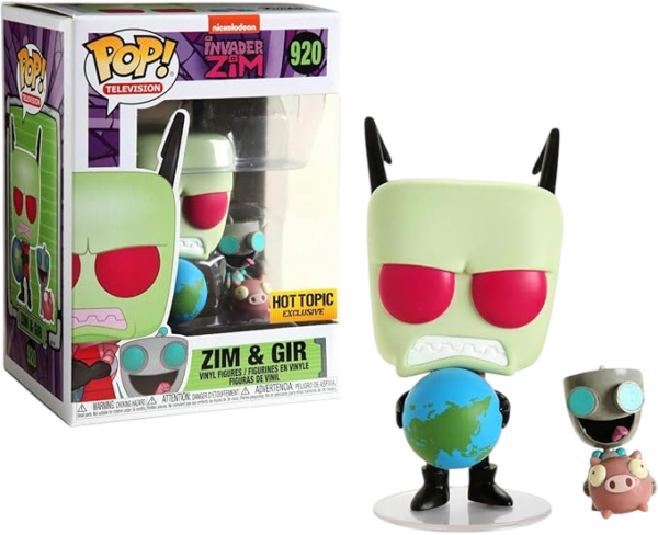 FUNKO POP 920 Invader Zim - Zim & Gir