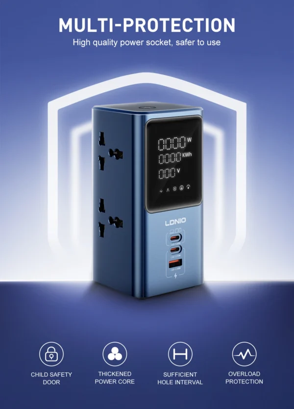 LDNIO SC2 Tower Extension Power Socket