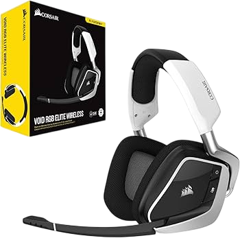 VOID RGB ELITE Wireless Premium Gaming Headset with 7.1 Surround Sound — White
