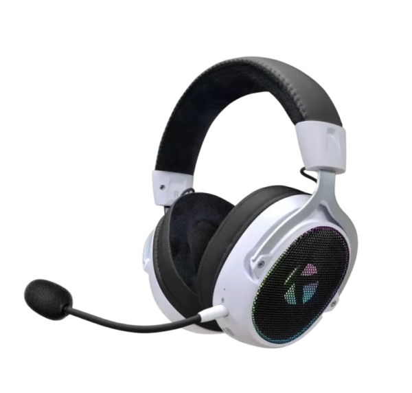 KGAMING K10 WIRELESS GAMING HEADSET- BLACK & WHITE