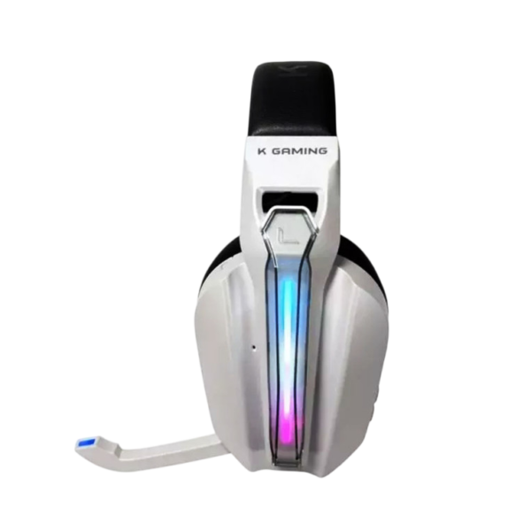 KGAMING K30 WIRELESS GAMING HEADSET- BLACK & WHITE