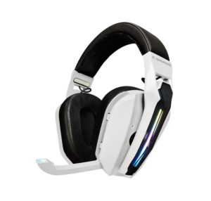 KGAMING K30 WIRELESS GAMING HEADSET- BLACK & WHITE