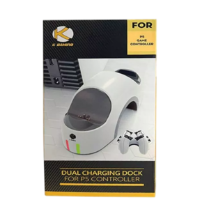 K Gaming Dual Charging Dock for PS5 Controller