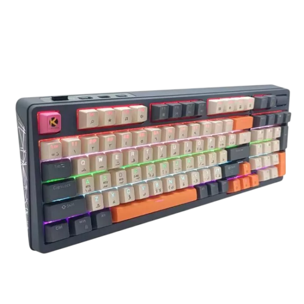 KGAMING (C-MKB96-JP) IRON HAWK TRI-MODE GAMING KEYBOARD - JELLY PINK