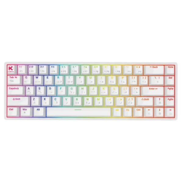 KGAMING Keyboard Whitecore (Blue Switch)